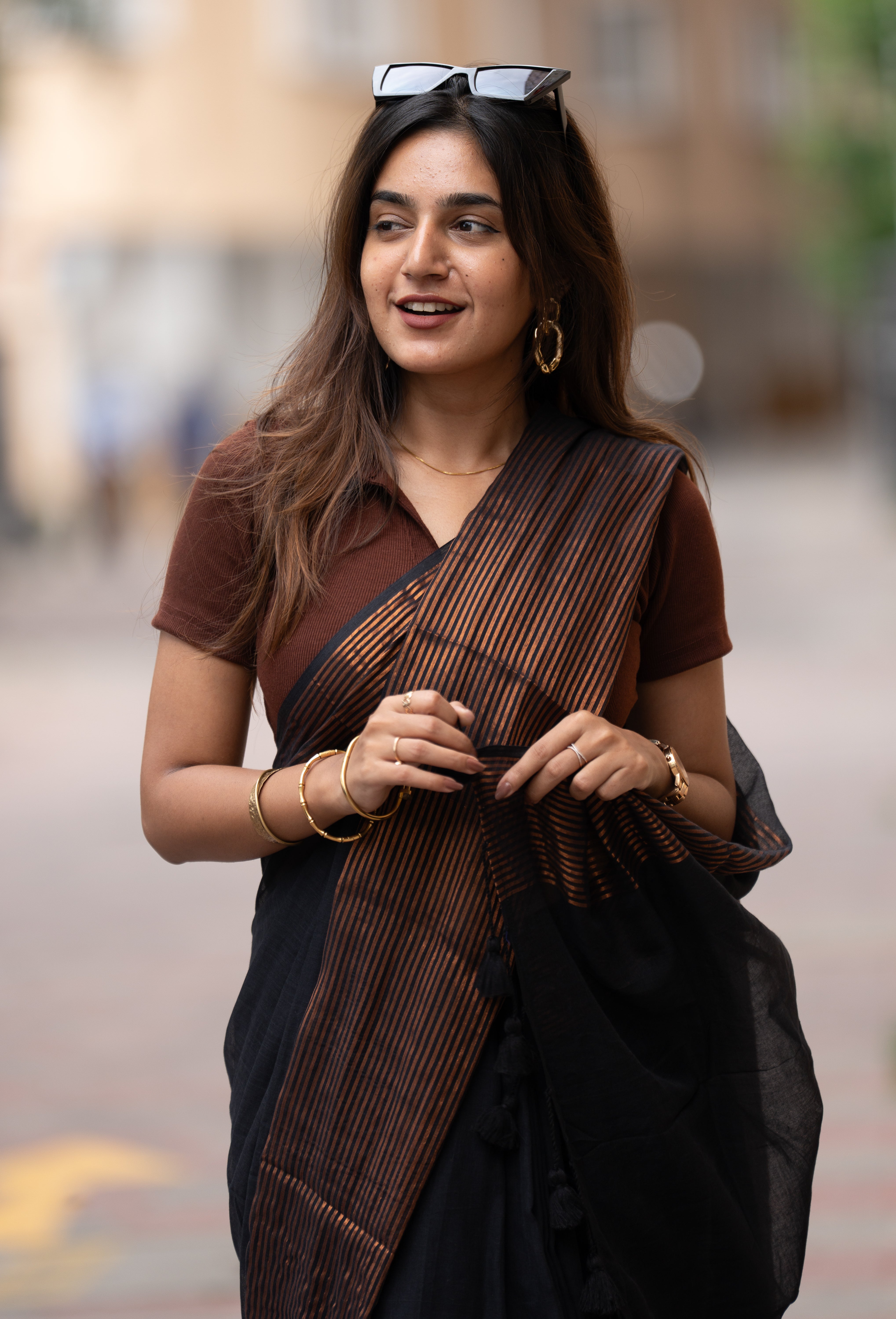Raathrani (Mul Mul Cotton Saree)