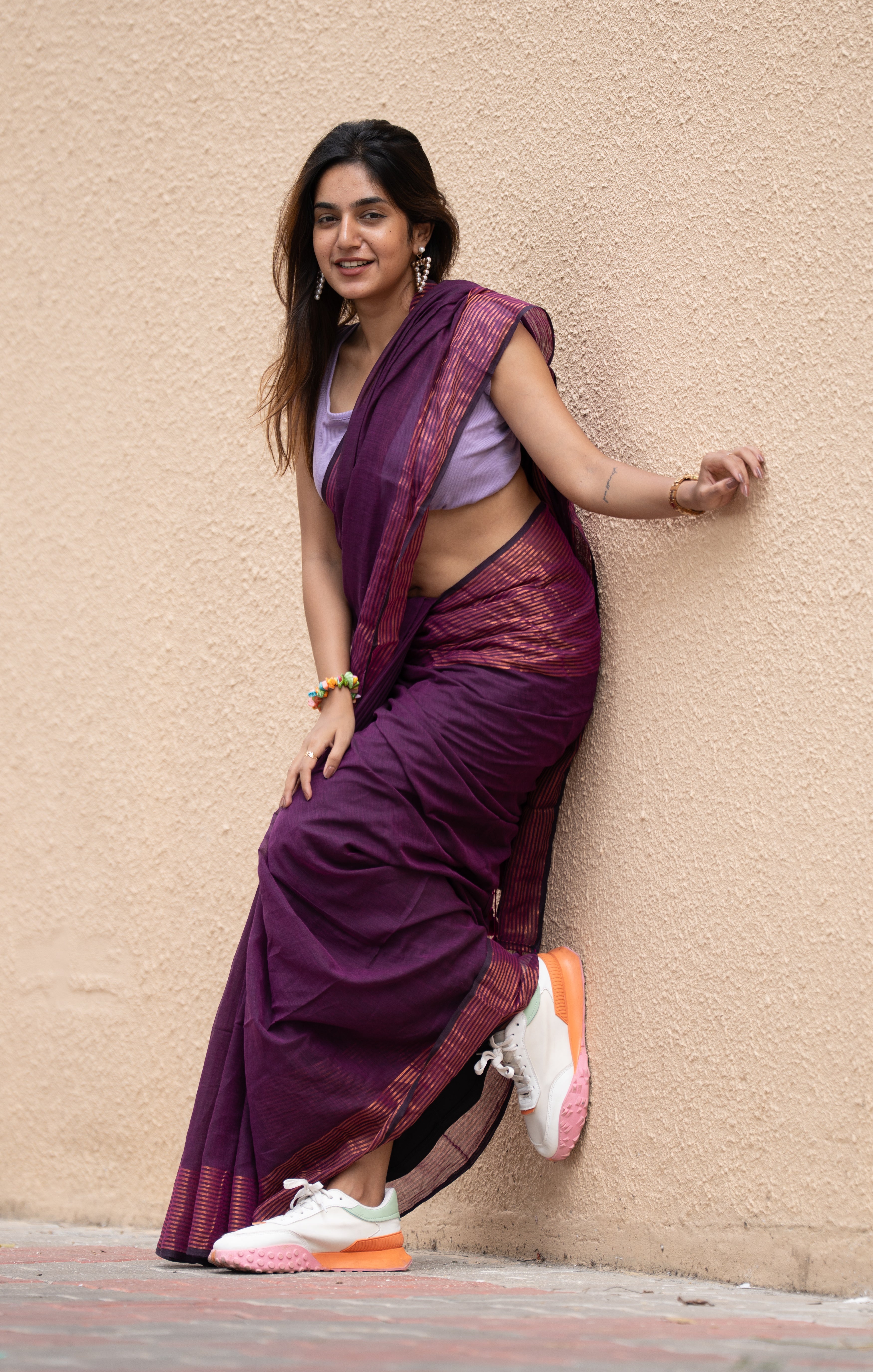 JamuniJalwa (Mul Mul Cotton Saree)
