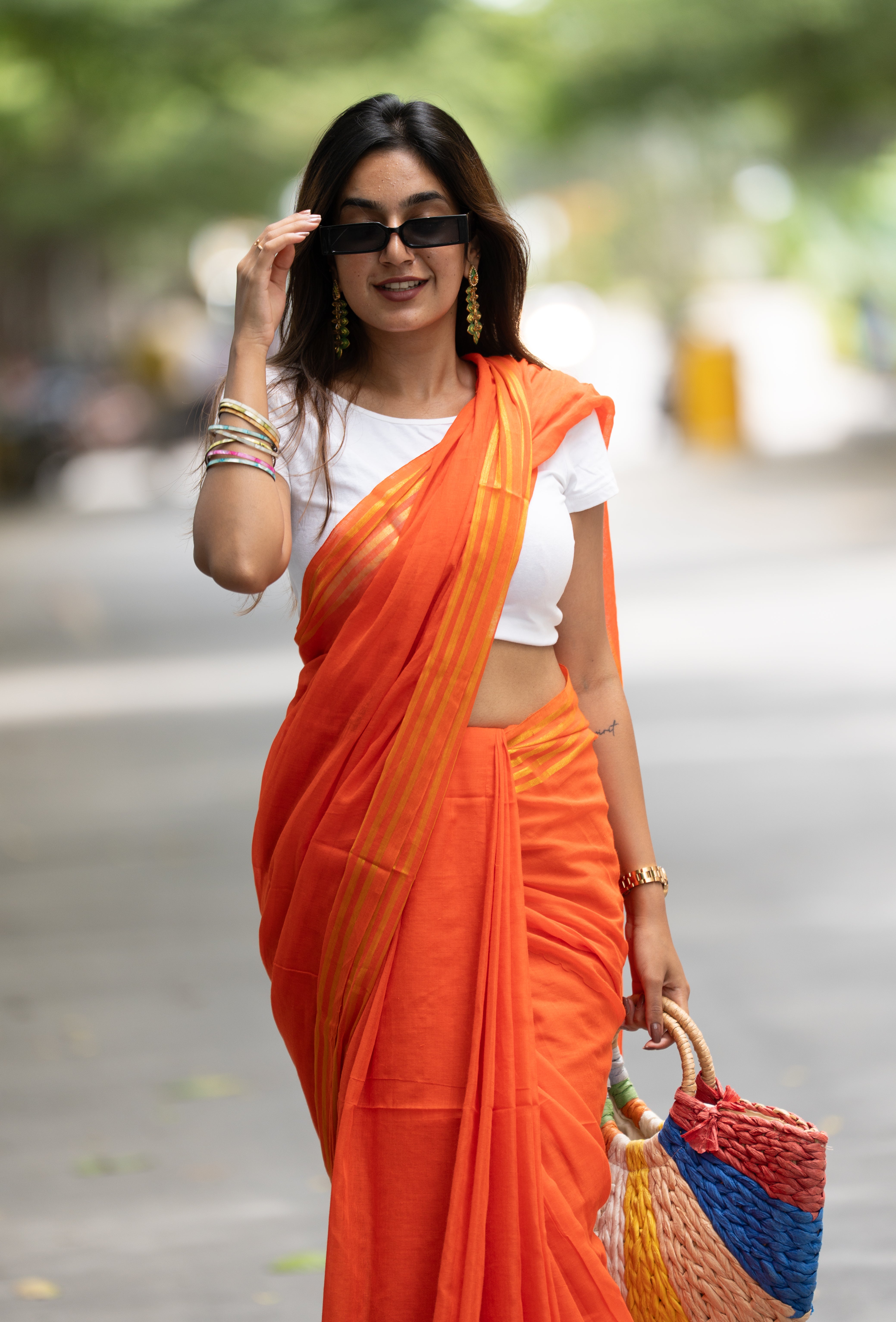 Suryarekha (Mul Mul Cotton Saree)