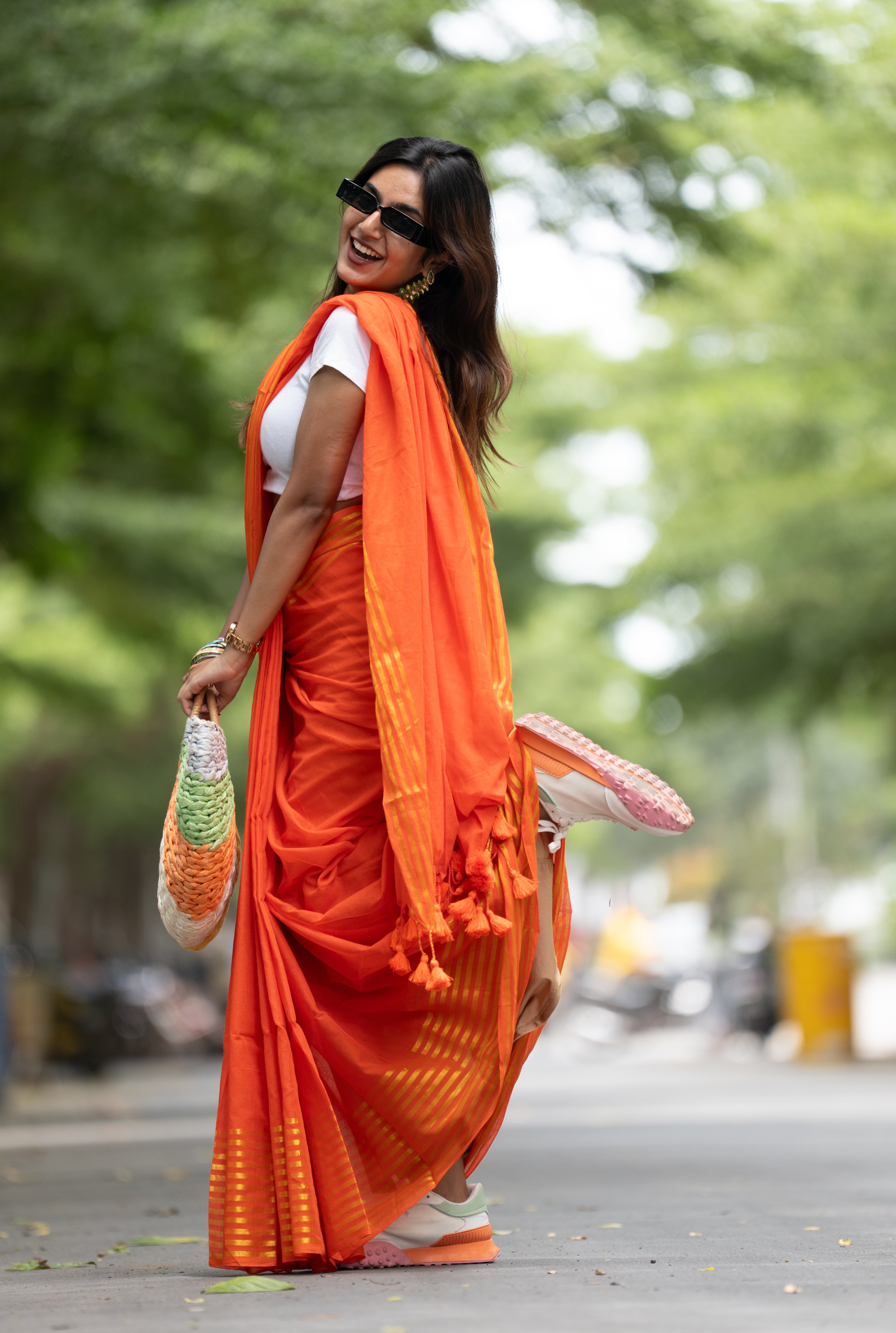 Suryarekha (Mul Mul Cotton Saree)