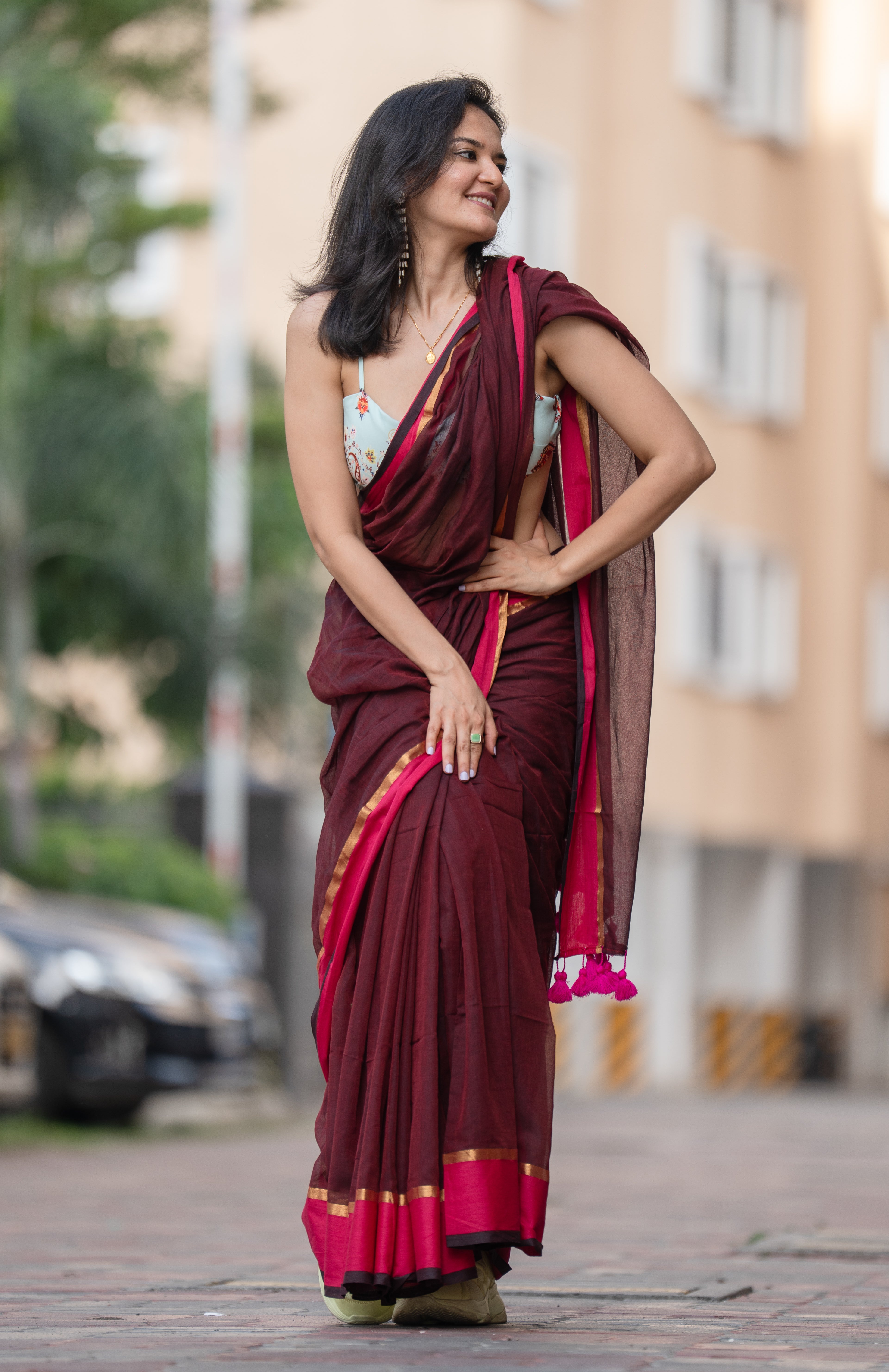 Roohani (Mul Mul Cotton Saree)