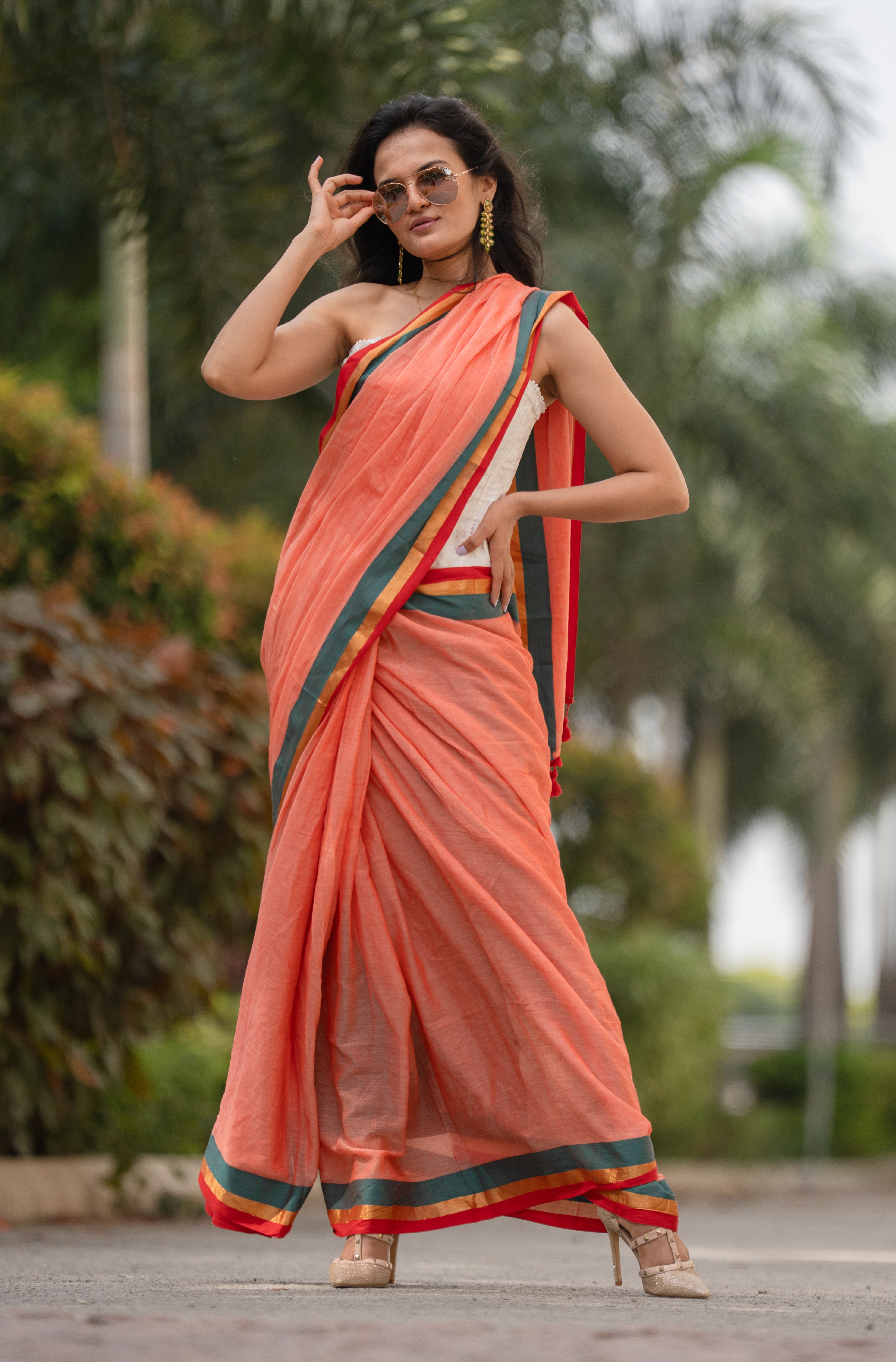 Aarohi (Mul Mul Cotton Saree)