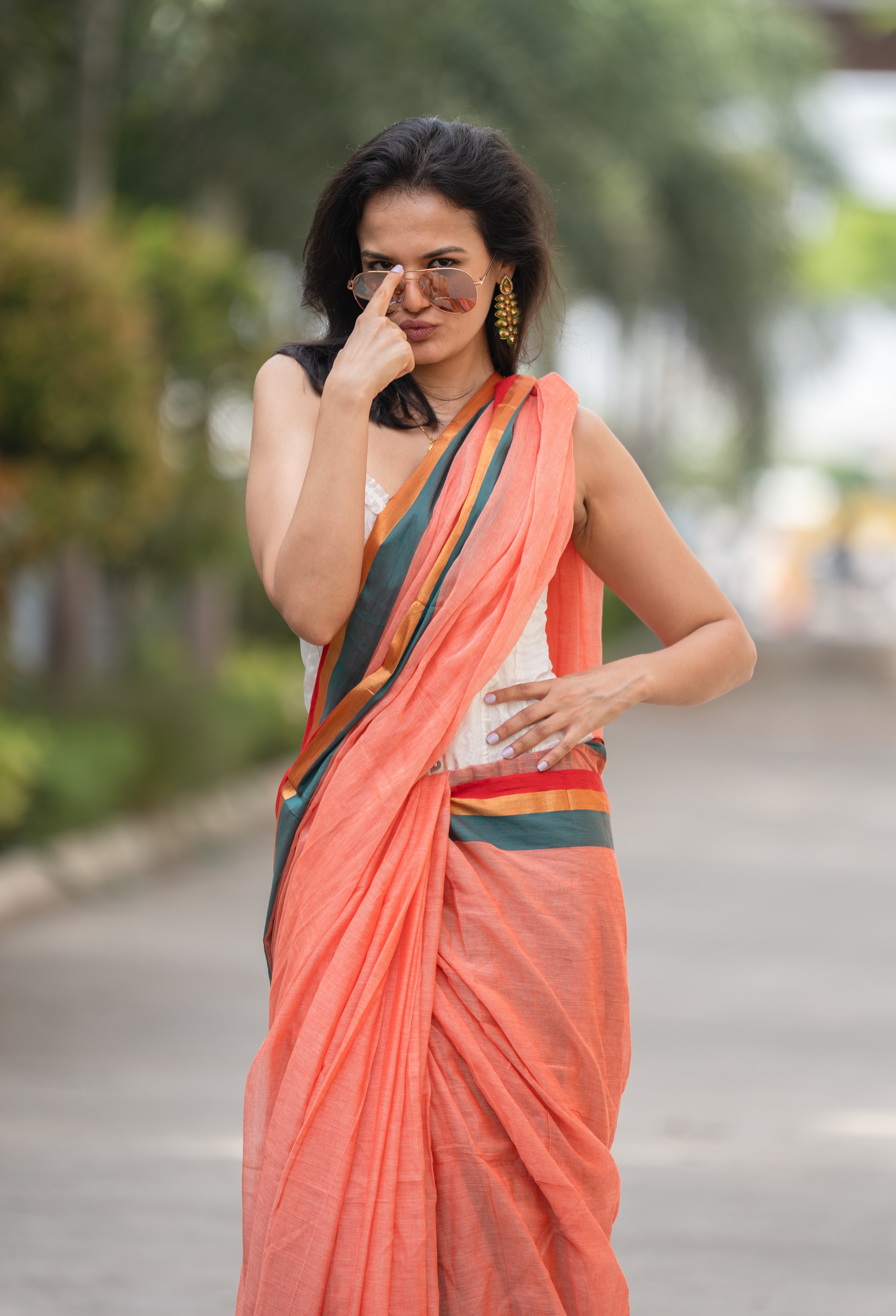 Aarohi (Mul Mul Cotton Saree)