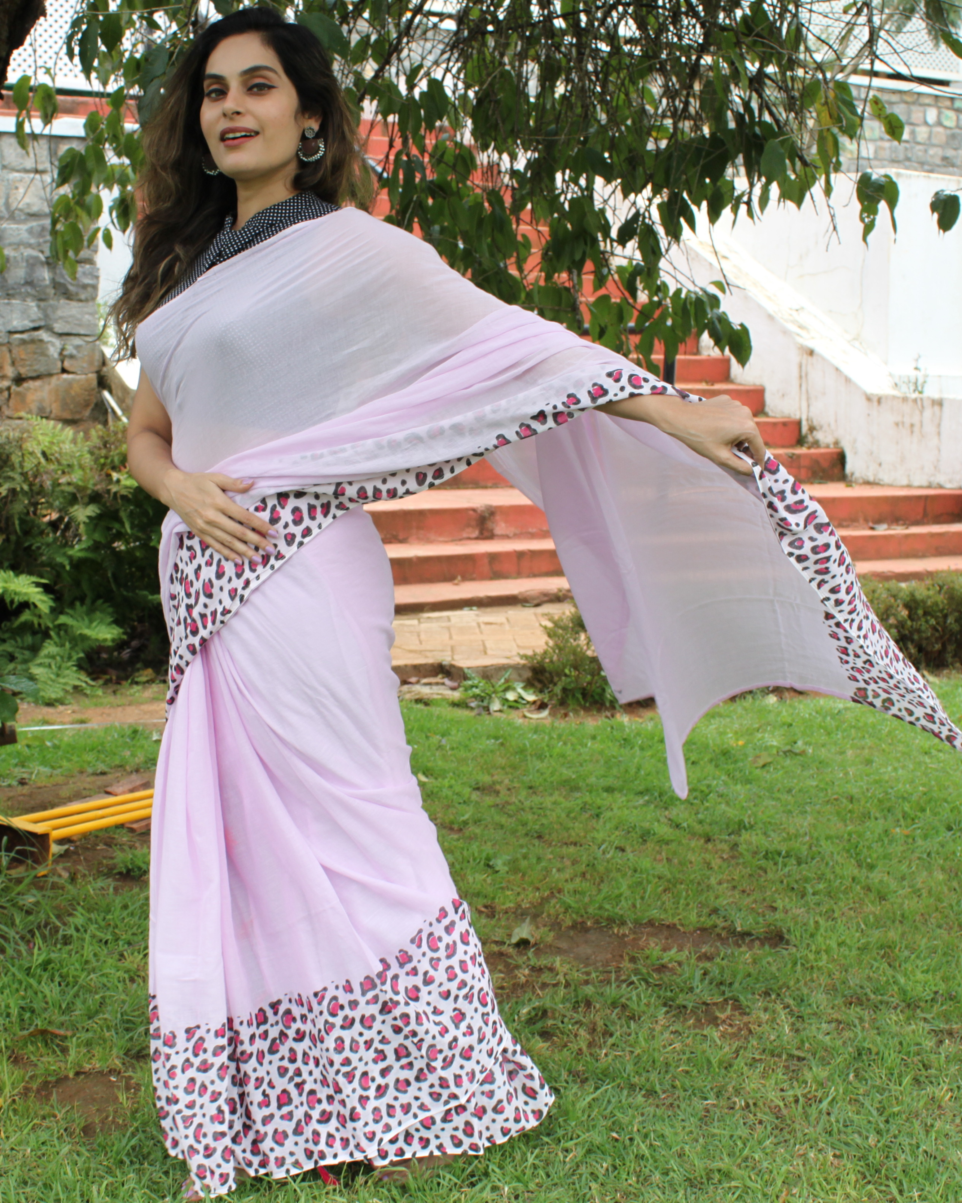 PINK PANTHER (Pure Mul Cotton Saree)