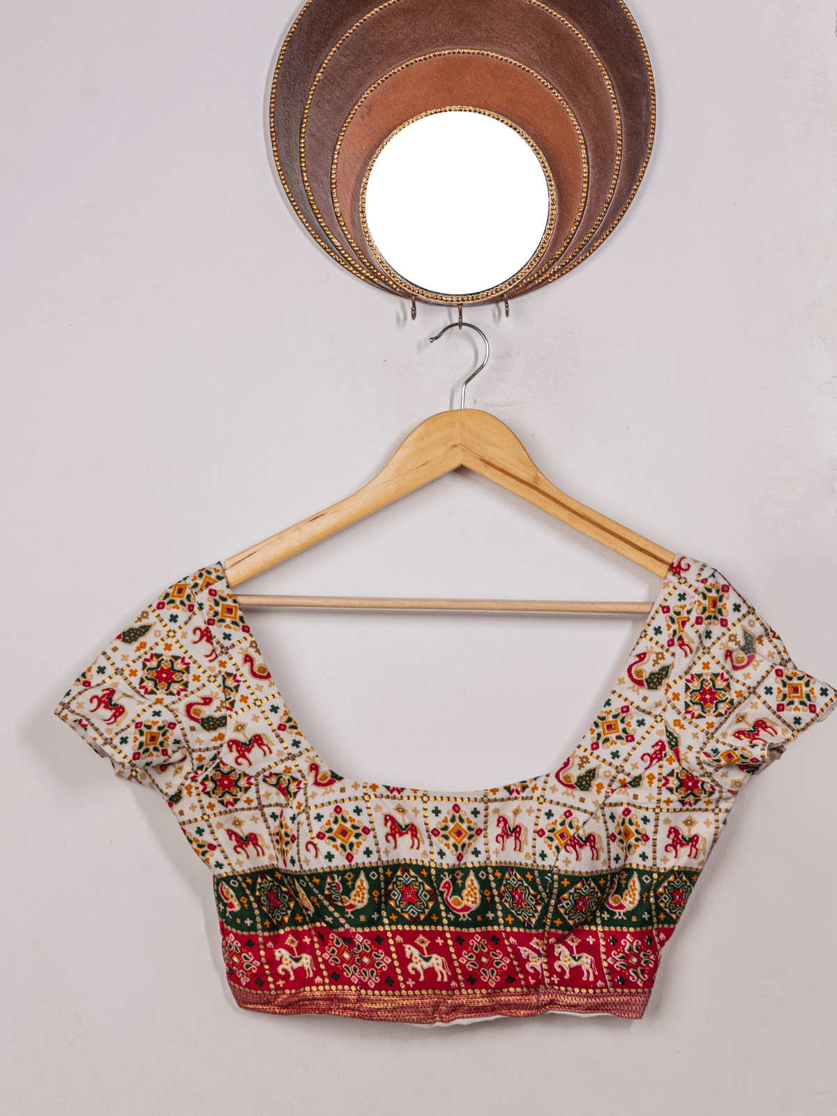 Kaleidoscope Dreams (Printed Bandhini Blouse)